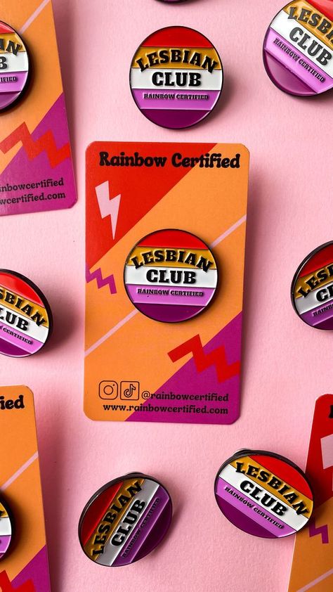 Lesbian Accessories, Gender Fluid Wallpaper, Pins On Bag, Lgbtq Accessories, Pride Accessories, Starbucks Cup Art, Lgbtq Things, Lgbtq Quotes, Gay Sticker