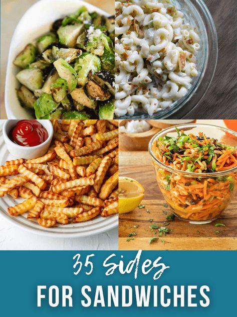 Looking for some healthy sides for sandwiches? Voila! Here’s the ultimate list of 35 the best side dishes to serve with sandwiches! Muffaletta Sandwich Sides, What To Serve With Italian Beef Sandwich, Healthy Sides With Sandwiches, Good Sides For Sandwiches, Sides For Panini Sandwiches, Healthy Side Dishes For Sandwiches, Sides To Sandwiches, Easy Sides With Sandwiches, Side With Sandwiches