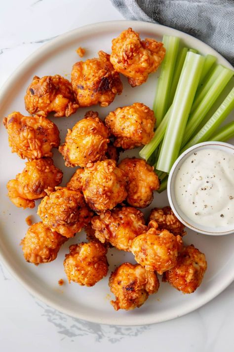 Spice up your game day spread with these buffalo chicken bites! From the crispy coating to the spicy sauce, they're the ultimate bite-sized appetizer. Creamy Buffalo Chicken, Fall Appetizers Easy, Cranberry Brie Bites, Buffalo Chicken Bites, Cranberry Brie, Easy Buffalo Chicken, Buffalo Chicken Pasta, Bite Size Snacks, Brie Bites