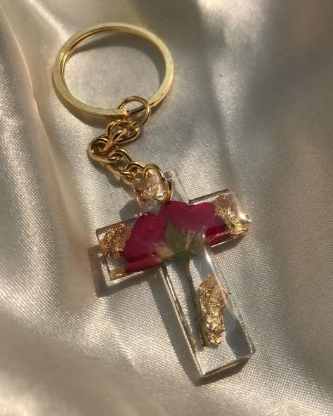 Always April on Instagram: “B L E S S E D A Collection of Resin Cross Keychains . Handmade with Love .” Resin Cross Ideas, Resin Cross, Cross Ideas, Cross Keychain, Resin Crafts, Handmade With Love, Keychains, With Love, Charms