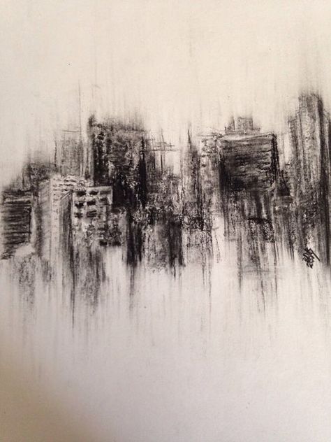 charcoal drawings 17 Easy Charcoal Drawings, Landscape Drawing Easy, Art Charcoal, Charcoal Drawings, Charcoal Sketch, Egg Box, Charcoal Art, Landscape Drawings, City Landscape