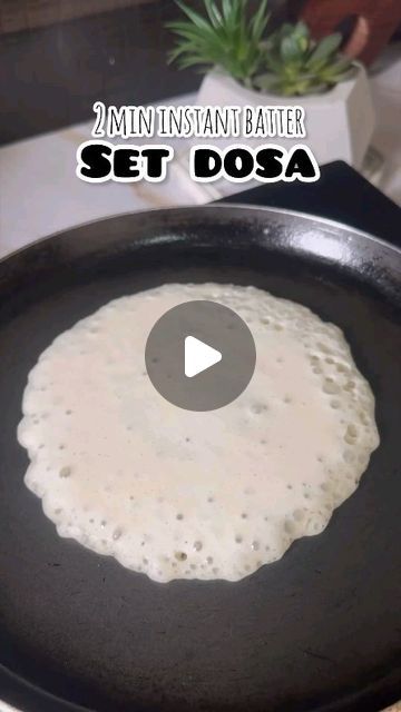 Healthy Rasoi on Instagram: "Instant Set Dosa 👌😋 #reels #recent4recent" Dosa Batter Recipe, Instant Dosa Recipe, Coconut Chutney Recipe, Instant Recipe, Dosa Batter, Chana Dal, Light Breakfast, Dosa Recipe, Fresh Coconut