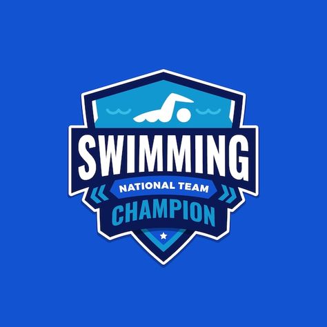 Swimming Club Logo Design, Swim Logo Design, Swim Team Logo, Swimming Logo Design, Logo Swimming, Fs Logo, Swim Logo, Swim Camp, Academy Logo