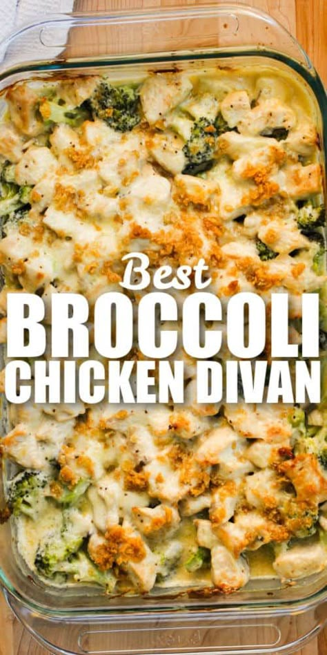 Broccoli Chicken Divan, Chicken Broccoli Divan, Chicken Breast Casserole Recipes, Chicken Breast Casserole, Chicken Divan Recipe, Broccoli And Chicken, Best Broccoli, Chicken Divan, Cultured Butter