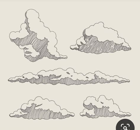 Architecture Visualization Photoshop, Comic Cloud, Sketch Cloud, Zen Doodle Patterns, Cloud Illustration, Architecture Drawing Art, Cloud Drawing, Book Art Diy, Ink Sketch