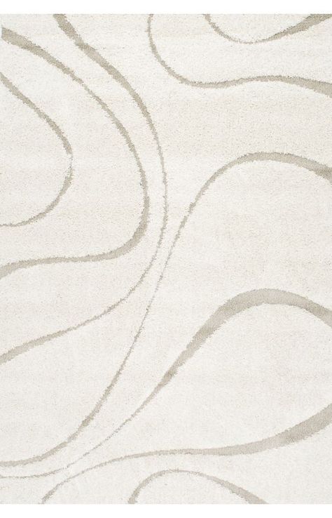 Berenson Cream Curves Area Rug Usa Living, Cozy Bedroom Design, Best Rugs, Carpet Texture, Affordable Rugs, Synthetic Rugs, Rug Texture, Cream Rug, Square Rug