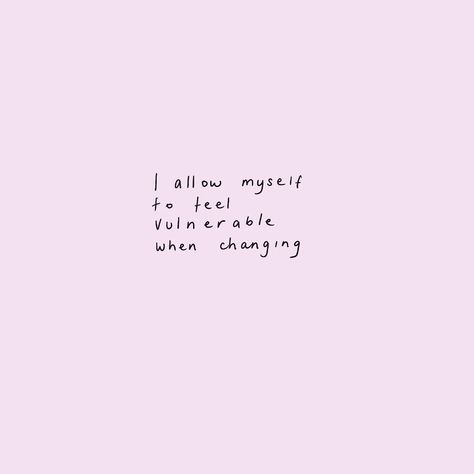 Jemma Jarvis on Instagram: “I allow myself to feel vulnerable when changing ✨🌙💛” Accepting Myself Quotes, Health Healing Quotes, Healing Phase, Positive Mind Set, Healthy Affirmations, Manifestation Magic, Zen Quotes, Health Heal, To Self Quotes