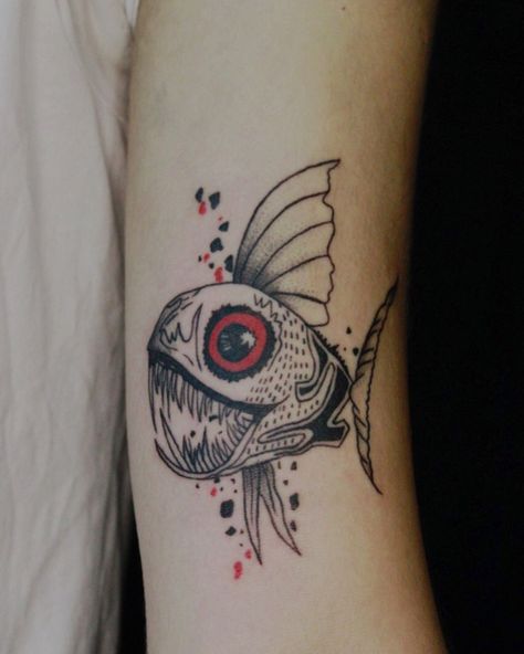 Piranha Tattoo, Piranha Fish, 2024 Tattoo, Tattoo Board, Fish Tattoo, Custom Tattoo, Anime Tattoos, Minimalist Tattoo, Tattoos And Piercings