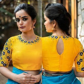 Boat Neck Blouse Designs 2020 | 20+ Latest Simple Blouse Designs Blouse Design For Wedding, Boat Neck Blouse Designs, Neck Blouse Designs, Boat Neck Blouse Design, Blouse Designs High Neck, Blouse Designs Catalogue, Cotton Blouse Design, Blouse Back Neck, Saree Blouse Neck Designs