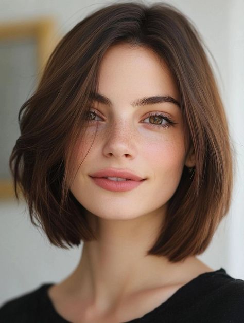 Elevate your square face with 33 fabulous bob haircut options. These chic styles are designed to soften angular jawlines while enhancing your best features. From textured crops to graduated bobs, discover the ideal cut to balance your face shape. Embrace a low-maintenance, trendy look that boosts your confidence and showcases your natural beauty. Emma Stone Bob Haircut, Long Bob For Square Face, Bob Haircuts For Square Faces, Square Face Short Haircut, Short Bob Cuts For Women, Bob Hairstyles Square Face, Short Haircut Square Face, Short Hair For Square Face Shape, Bob For Square Face