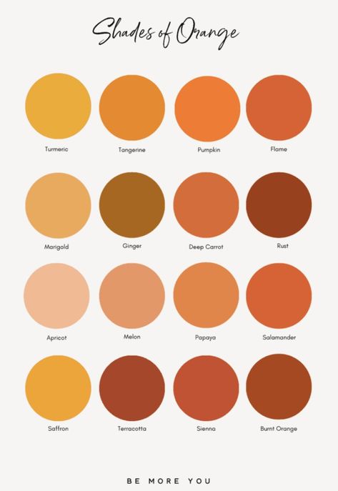 Cream Orange Color Palette, Shades Of Orange Colour Palettes, Orange Color Swatch, Bombax Ceiba, Orange Branding, Orange Color Shades, Orange Monochrome, Gilbert House, Pantone Orange