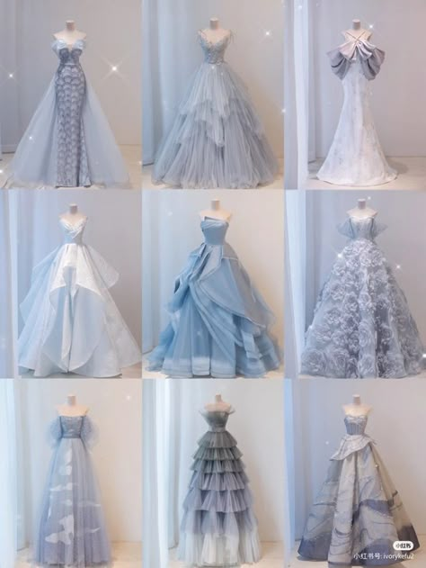 Fancy Korean Dresses, Korean Dress Elegant, Pastel Prom Dress, Different Types Of Dresses, Gowns Dresses Elegant, 파티 드레스, Fashion Design Patterns, Old Fashion Dresses, Fancy Dresses Long