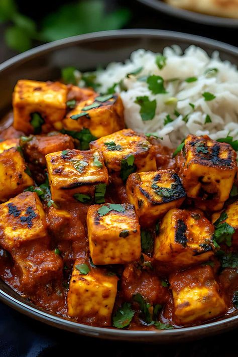 Mouth-watering Achari Paneer made with a delicious homemade achari masala. It is spicy, bold, and big on flavour. Make this for your friends and family and you are sure to impress them. Good Indian Food, Delicious Indian Food Recipes, Veg Dishes Indian, Healthy Food Indian, Healthy Indian Recipes Vegetarian, Indian Dinner Menu, Healthy Indian Food, Vegetarian Inspiration, Indian Pickles