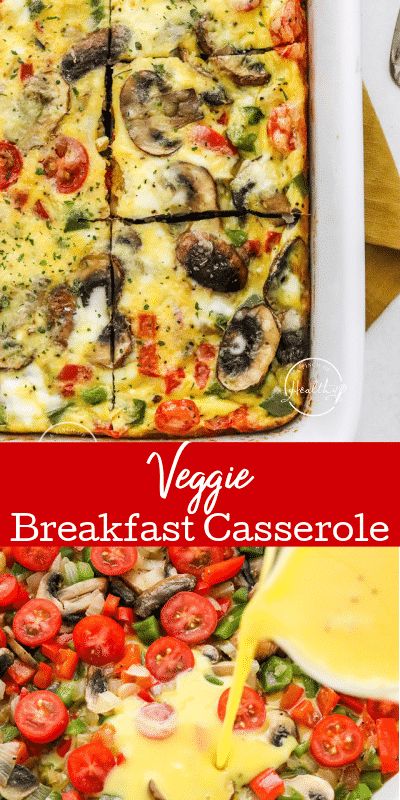 Veggie Breakfast Casserole, Vegetarian Breakfast Casserole, Casserole Healthy, Special Breakfast, Veggie Breakfast, Breakfast Meals, Vegetarian Breakfast, Breakfast Recipes Casserole, Easy Casserole