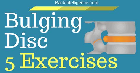 Bulging Disc Exercises In Lower Back - Do These At Home Bulging Disc In Neck, Bulging Disc Exercises, Disc Exercises, Nerve Pain Remedies, Back Health, Bulging Disc, Nerve Health, Back Stretches For Pain, Lower Back Pain Exercises