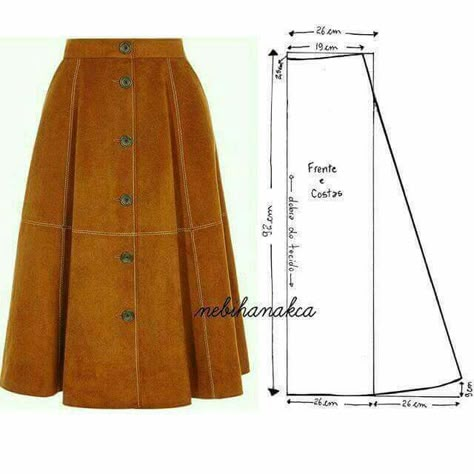 Design Hijab, Pola Rok, Projek Menjahit, Sewing Clothes Women, Skirt Patterns Sewing, Skirt Maxi, Sewing Skirts, Fashion Sewing Pattern, Clothes Sewing Patterns