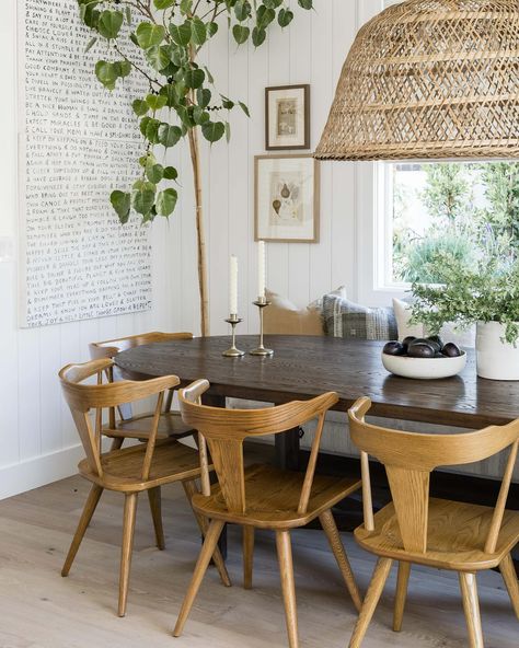 Who needs to dine out when you have a dining-in space like this one from @puresaltinteriors!? 🍽 The blend of different wood types and tones is one of my favorite features when it comes to giving a room that au naturel vibe. #interiordesign #puresaltinteriors #diningroom #diningroomdesign #designinspiration #interiordesigninspiration #designlovers #diningin #dininginstyle Salt Interiors, Pure Salt Interiors, Cabinetry Hardware, Pure Salt, Honey Do, Honey Do List, California Closets, Sleeping Under The Stars, Room Interior Design