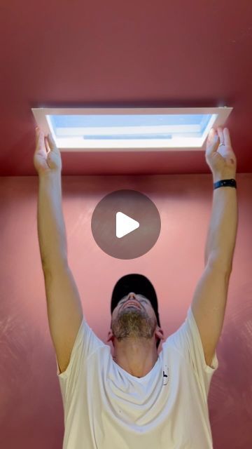 Refresh Home Improvements on Instagram: "Rise and shine sleepy heads! It’s time to peel back the curtains and let the light in. … Did you know you could have a skylight in an area where you have no access to the sky or the light it offers? Well it’s true, and we know where to get it! … #homeimprovement #remodel #homedecor #technology #lighting #electrical #contractor #diy #reels" Skylight Interior Design, Faux Skylight Diy, Sky Lights In Living Room, Attic Lighting Ideas, Fake Skylight, Hallway Skylight, Diy Skylight, Skylight Bathroom, Refresh Home