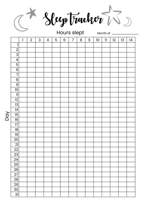 Sleep tracker – B&W Trakers Ideas Printable, Good Notes Habit Tracker, Monthly Tracker Template, 2024 Mood Tracker, Sleep Tracker Printable Free, January Mood Tracker Printable, Monthly Tracker Printable, Templates To Fill Out, Bullet Journal Ideas Pages Printable