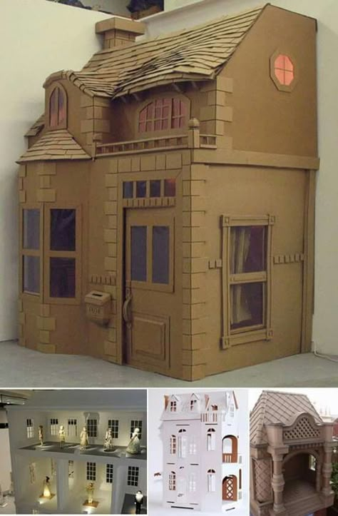 Cardboard Forts, Cardboard Box Houses, Cardboard City, Cardboard Playhouse, Cardboard Castle, Cardboard Houses, Cardboard Creations, Cardboard Box Crafts, Cardboard Sculpture