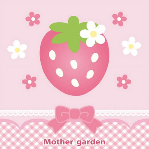 mother garden strawberry icon Strawberry Aesthetic Icon, Strawberry Icon Aesthetic, Pink Strawberry Aesthetic, My Melody Strawberry, Strawberry Widget, Pink Strawberry Icon, Strawberry Kawaii, Strawberry Poster, Strawberry Pfp