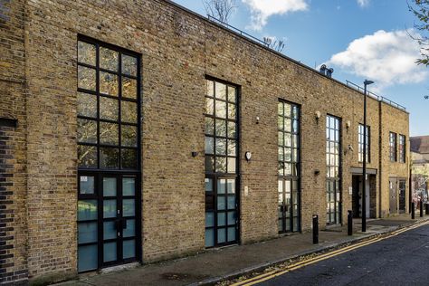 Factory Turned Into Home, Renovated Industrial Buildings, Converted Factory Home, Warehouse Home Converted, Old Factory Renovation, Factory Conversion, Converted Factory, Dance Studio Design, Factory House