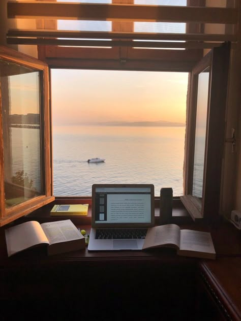 Writer's Office, ملصق ديني, Made My Day, Study Motivation Inspiration, Cozy Interior, Study Inspiration, Sunset Sunrise, Travel Goals, Future Life