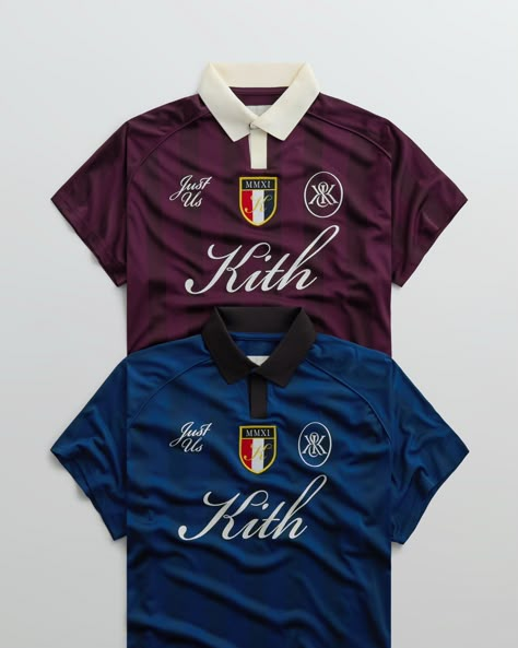 Kith Streetwear, Desain Merek, Bloke Core, Jersey Ideas, Football Shirt Designs, Guys Fashion Casual, Jersey Fashion, Jersey Designs, Graphic Shirt Design