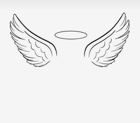 Small Angel Wing Tattoo Men, Wings Outline Tattoo, Angel Wings Drawing Simple, Wings Tattoo Sketch, Angel Wing Stencil, Angel Wings Tattoo Man, Wing Tattoo Stencil, Angel Wing Drawing Tattoo, Simple Angel Wings Tattoo