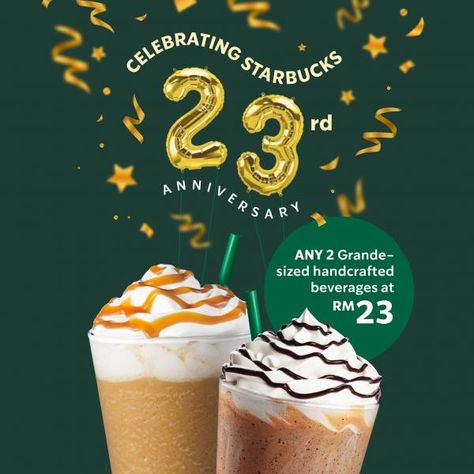 Anniversary Promo Poster, Brand Anniversary Poster, Cafe Anniversary Poster, Coffee Birthday Ideas, Birthday Promotion Design, Anniversary Promotion Design, Poster Promotion Design, Coffee Promotion Design, Brand Anniversary Campaign