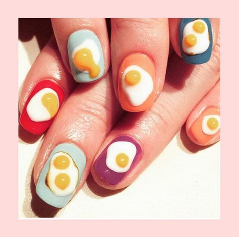 Screen Shot 2015-12-10 at 12.36.27 PM Nail Polish Ideas Easy, Food Nail Art, Food Nails, 3d Nail Art Designs, Nail Art 3d, Crazy Nails, Nail Swag, 3d Nail Art, Funky Nails