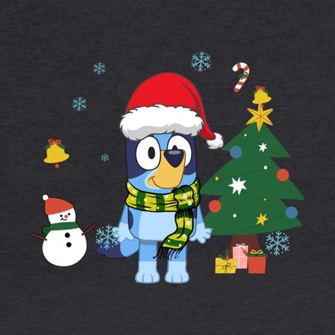 Christmas T Shirt Ideas, Bluey Fan Art, Bluey Wallpaper, Bluey Characters, Christmas Widgets, Bluey Y Bingo, Bingo Funny, Winter Bulletin, Winter Bulletin Boards