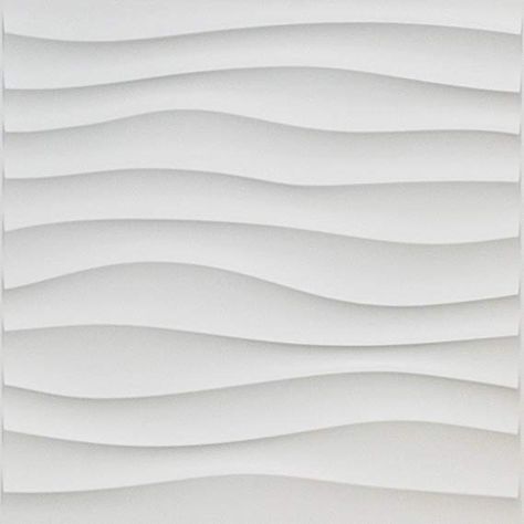 Amazon.com: Art3d Plastic 3D Wall Panel PVC Wave Wall Design, White, 19.7" x 19.7" (12-Pack): Home & Kitchen Bahama House, Company Logo Wall, Vinyl Wall Panels, Strand Board, Tv Fal, Oriented Strand Board, Unique Headboards, Mdf Panel, 3d Wall Tiles