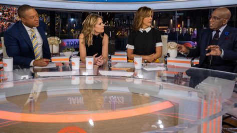 The Today Show stepped up a gear on Thursday's show when the NBC morning show's co-hosts took on a new challenge live on the program Today Show Hosts, Dylan Dreyer, Jenna Bush Hager, Jenna Bush, Savannah Guthrie, Hoda Kotb, Live On Air, The Program, New Challenge