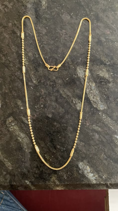 Normal Gold Chain Design, Ladies Neck Chain Designs Gold, Fancy Chains For Ladies, Gold Short Chain Designs, Baby Girl Chains Gold Indian, Kids Chain Designs Gold, Thali Chain Designs Gold Latest Kerala, Gold Chain For Girls Simple, Girls Gold Chain Design