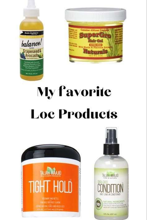 Dread Lock Hair Products, Loc And Twist Gel Products, Loc Hair Products Dreads, Products To Retwist Locs, Retwisting Locs Products, Loc Maintenance Products, Best Hair Products For Locs, Loc Products Dreadlocks, Products For Retwisting Locs