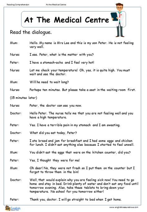 English Conversation Worksheets, Free English Courses, Drama Script, Conversation For Kids, English Conversation For Kids, Speaking Activities English, English Conversation Learning, Reading Comprehension For Kids, Ielts Reading