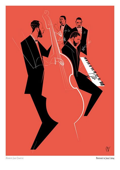 Jazz Illustration, Jazz Artwork, Arte Jazz, Jazz Quartet, Jazz Posters, Sonny Rollins, Jazz And Blues, Art Musical, Jazz Poster