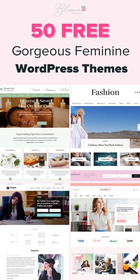 50+ FREE WordPress themes | WordPress theme for coaches & bloggers, Tap on the pin to vsiit website.

They are complete WordPress theme and includes all the features you will need to create a coaching website. Best speed, performance, SEO are all neatly covered to ensure your website ranks higher in search engines – providing you an edge over your competitors. Free Website Templates Wordpress Theme, Divi Theme Wordpress Website Designs, Wordpress Website Design Templates, Wordpress Website Template, Wordpress Template Design, Wordpress Themes For Bloggers, Personal Blogs, Website Themes Wordpress, Wordpress Blog Design