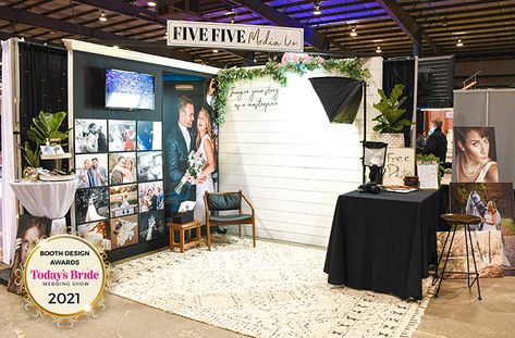 Expo Booth Ideas Creative, Bridal Expo Venue Booth, Med Spa Expo Booth, Bridal Expo Booth Ideas Display, Wedding Show Display, Bridal Expo Booth Ideas Makeup, Makeup Booth, Wedding Expo Booth Ideas, Wedding Vendors Booth