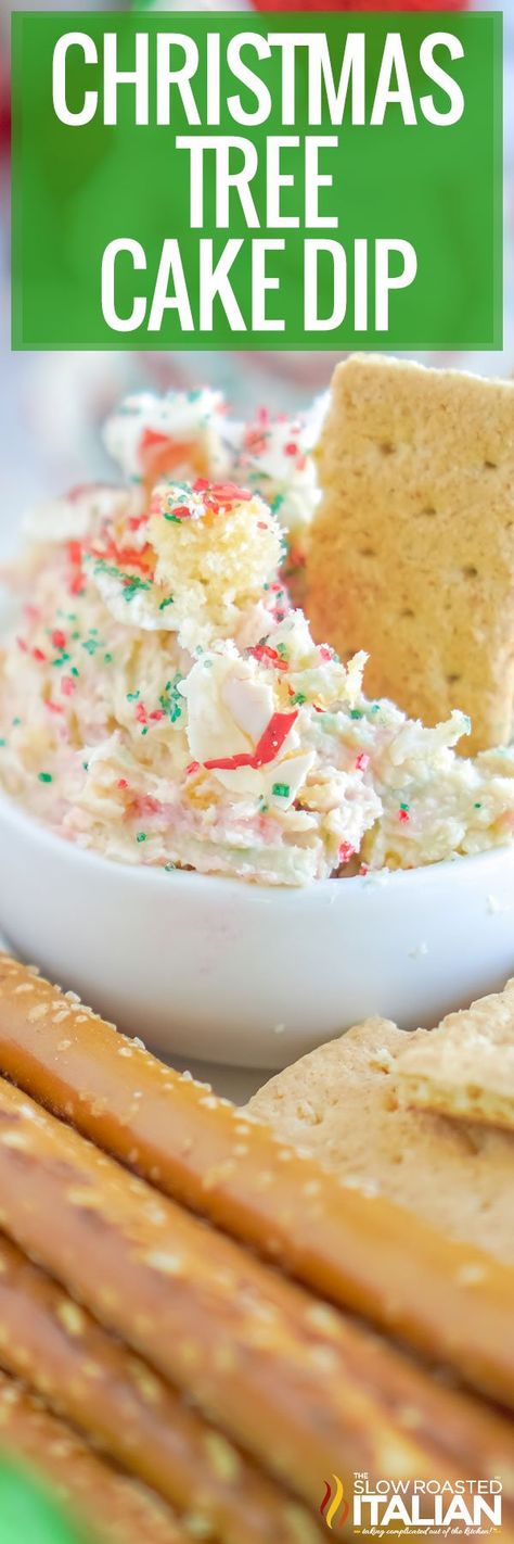 Christmas Tree Cake Dip, Tree Cake Dip, Christmas Tree Dip, Cake Dip Recipe, Fun Holiday Desserts, Little Debbie Snack Cakes, Christmas Tree Desserts, Little Debbie Christmas Tree, Dessert Dip Recipes