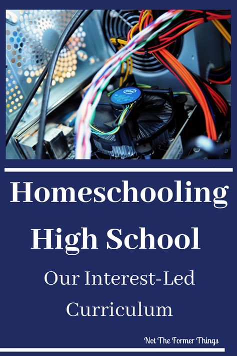 Homeschooling High School: Our Interest-Led Curriculum~Homeschooling High School: Our Interest-Led Curriculum - how we make it work for my tenth grader with learning differences | Different By Design Learning Homeschooling High School, Interest Led Learning, Homeschool High School Curriculum, Design Learning, Middle School Counseling, High School Curriculum, Learning Differences, High School Hacks, Homeschool Encouragement