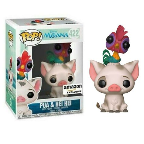 Cute Funko Pops, Hei Hei Moana, Игрушки Funko Pop, Pop Figurine, Funky Pop, Funko Pop Dolls, Pop Characters, Funk Pop, Funko Pop Toys