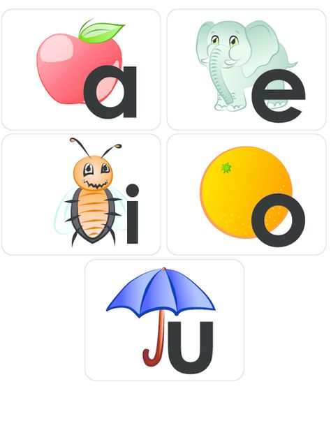 Vowels Flashcard Set AEIOU  #Pre-Reading #skills #first #five #early #learning Vowel Flashcards Free Printable, Vowels Craft For Preschool, Aeiou Worksheets, Vowels Chart For Kindergarten, Vowels For Kindergarten, Vowels Craft, Vowels Printable, Easy Kindergarten Crafts, Reading Flashcards