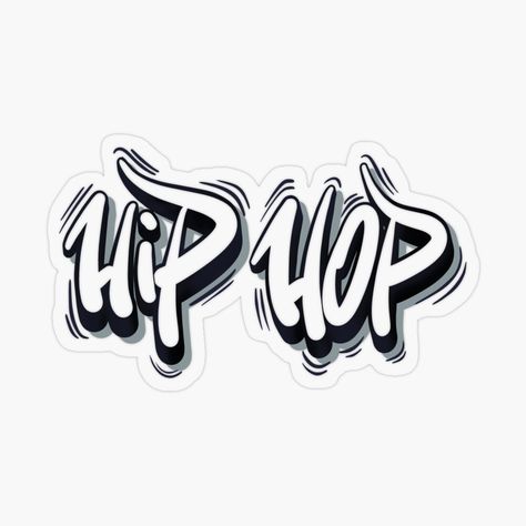 Hip Hop Graffiti Style by 2wear | Redbubble Hiphop Logo, Edgy Graffiti, Hip Hop Logo, Lettering Style, Best Kept Secret, Graffiti Styles, Graffiti Lettering, Sticker Collection, Science Poster