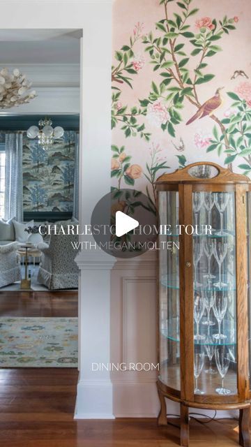 Thibaut on Instagram: "Setting the scene in the charming neighborhood of I’On, located right outside of Charleston, South Carolina. ✨Thibaut Tastemaker, @meganmolten, has renovated her client’s home with an abundance of Thibaut and Anna French products. Watch the full house tour and shop this look in our bio. #ThibautTastemaker" Charleston South Carolina Interior Design, Charleston Inspired Home, Carolina Interior Design, French Products, Anna French, Southern Living Homes, Charleston South Carolina, Full House, House Tour