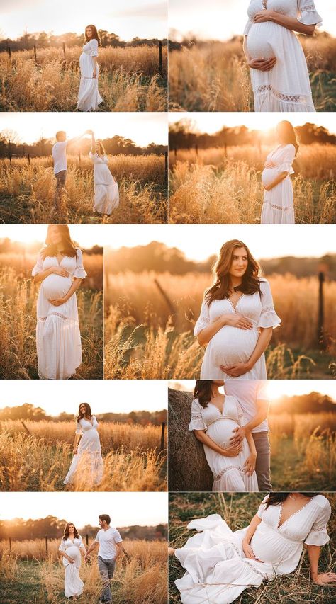 Outdoor Sunset Maternity Photos, Summer Maternity Shoot Ideas, Tips For Maternity Photo Shoot, Maternity Outside Photography, Maternity Photo Shoot Ideas Outside, Call Maternity Shoot, Short Hair Maternity Pictures, Maternity Sunset Pictures, Sunset Maternity Shoot