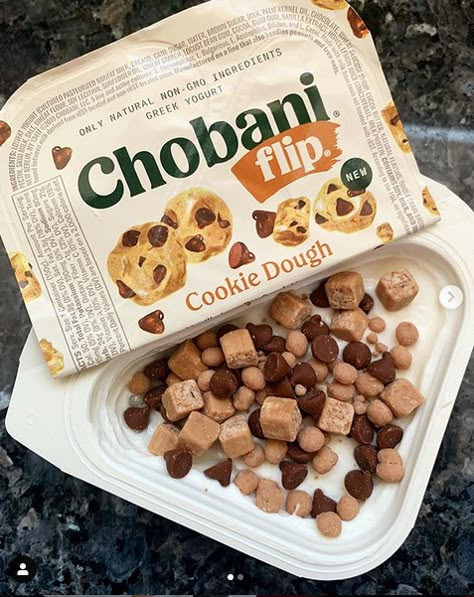 Homemade Chobani Flips, Chobani Flips, Dessert For Breakfast, Popsugar Food, White Chocolate Chip Cookies, Lost 100 Pounds, Grocery Foods, Food Goals, Food Inspo