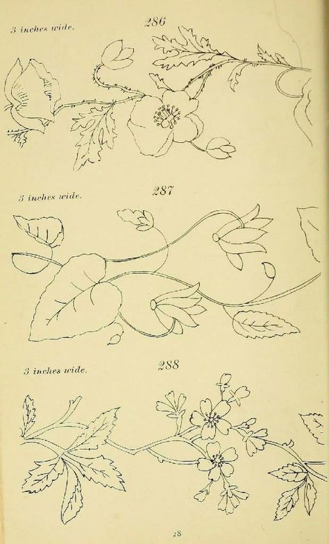 Motifs Art Nouveau, 동화 삽화, Clark Art, Pola Kristik, Pola Sulam, Embroidery Patterns Vintage, Silk Ribbon Embroidery, 자수 디자인, Arte Floral