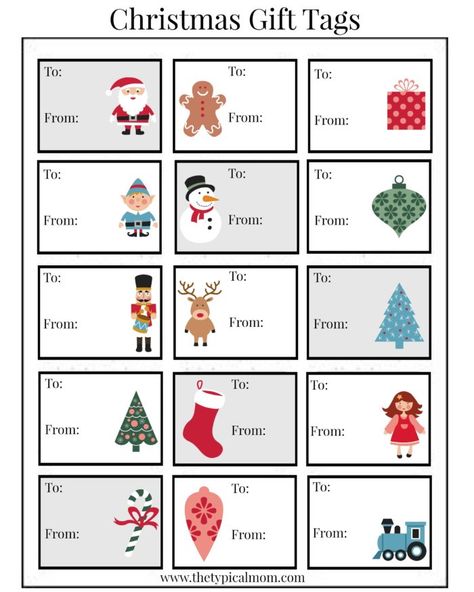 Free printable Christmas labels for presents here! Tape them on or make them into stickers, label, and stick them right on your gifts. To And From Christmas Tags Printable, Christmas To And From Tags Printable, Christmas Cards To Make Free Printable, To And From Tags Printable, Christmas Labels Printables Free, Christmas Gift Card Printable, Free Printable Christmas Labels, Merry Christmas Printable Tags, Printable Christmas Labels